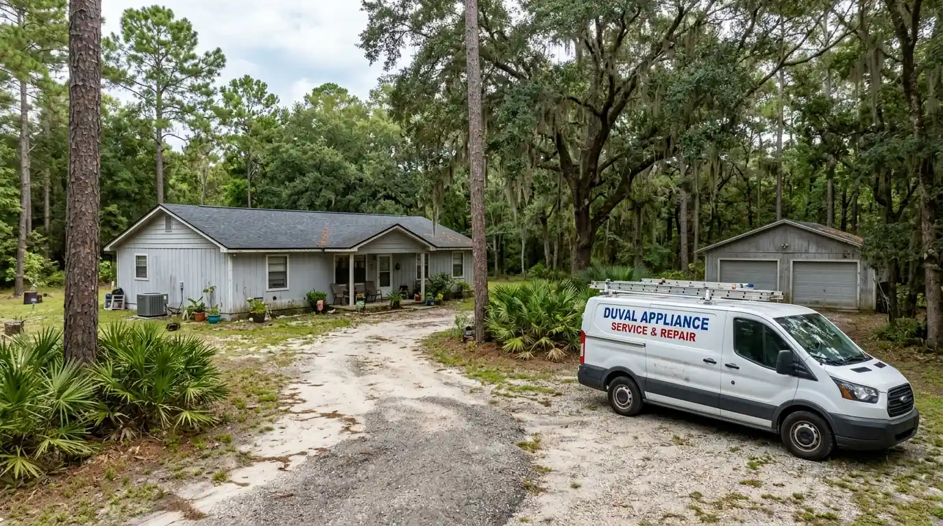 Home on a rural lot in Middleburg, Florida