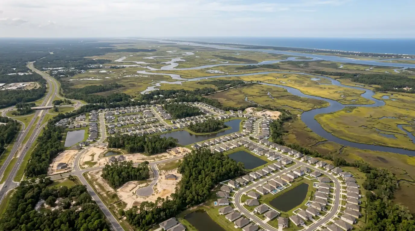 Nassau County, Florida, north of Jacksonville