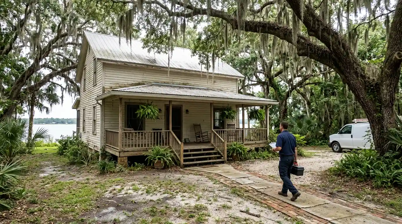 Older home in Green Cove Springs, Florida
