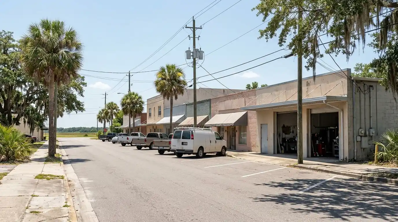 Historic street in St. Augustine, Florida